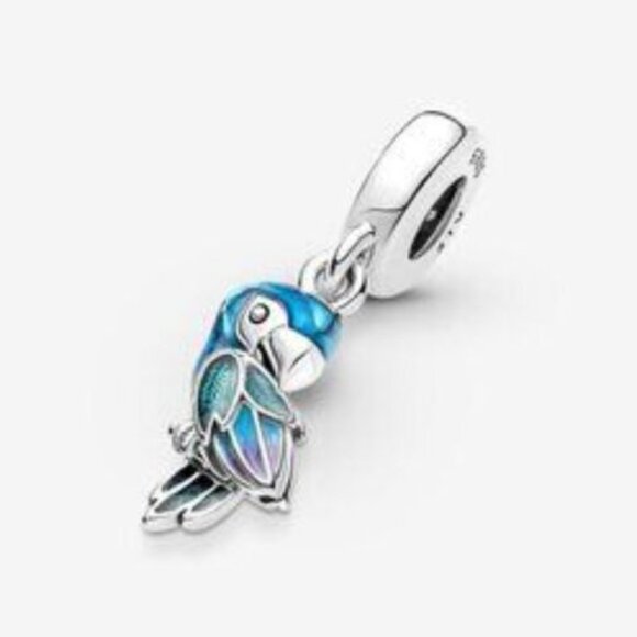 Pandora Jungle Paradise Parrot Dangle Chart - Picture 3 of 5